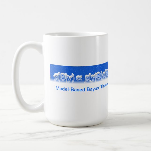 Model-Based Bayes' Theorem Coffee Mug (Left)
