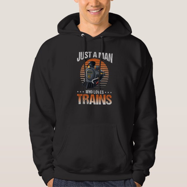 Model Builder Model Train Model Locomotive Hoodie (Front)
