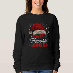 Model Christmas Sweatshirt