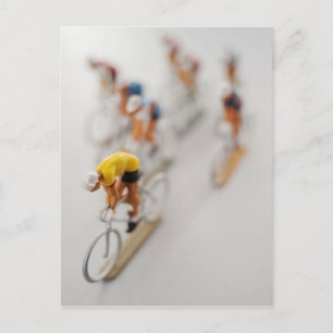 Model Cyclists Postcard