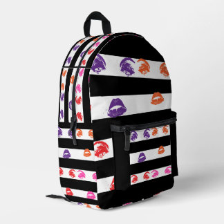 Model Face Printed Backpack