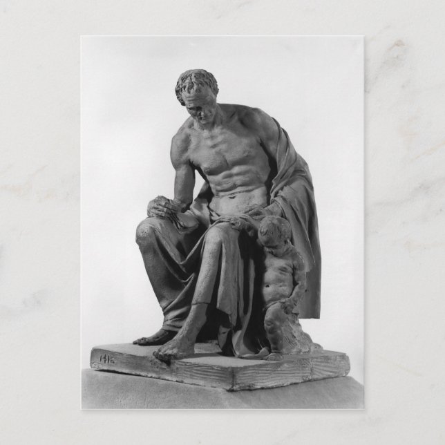 Model for a monument to Jean-Jacques Rousseau Postcard (Front)