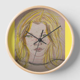 Model Girl Clock