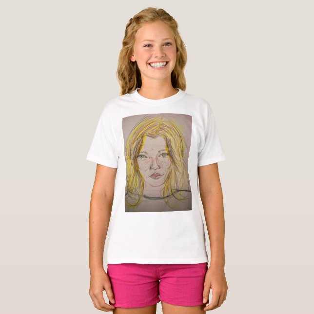 Model Girl  T-Shirt (Front Full)