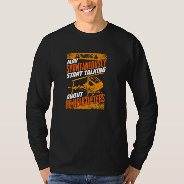 Model Helicopter for a RC Copter Pilot T-Shirt (Front)