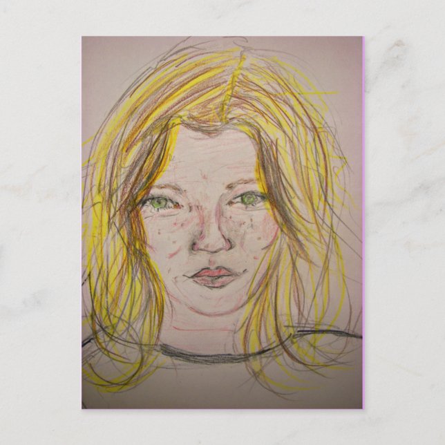 Model Looks Announcement Postcard (Front)