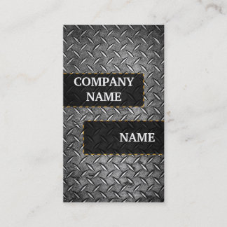 Model metal diamond card