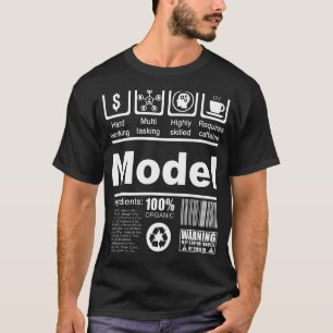 Model  Nutritional Facts  For Models and Influence T-Shirt