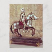 Model of a barded horse and rider, c.1640