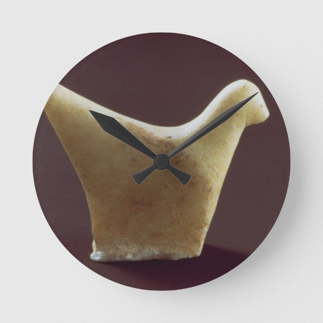 Model of a bird, early Cycladic, c.2800-2300 BC (m Round Clock (Front)