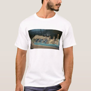 Model of a bridge over the Rhine T-Shirt