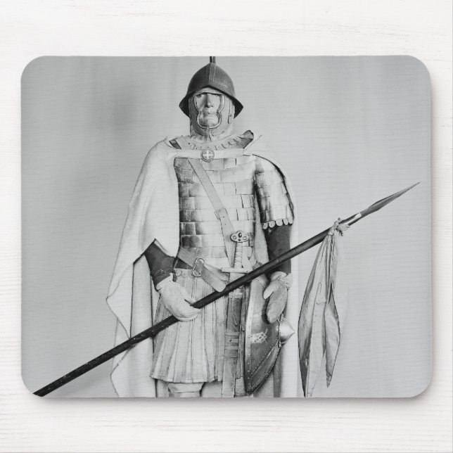 Model of a Carolingian cavalryman Mouse Pad (Front)