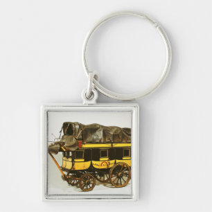 Model of a forty seat omnibus key ring