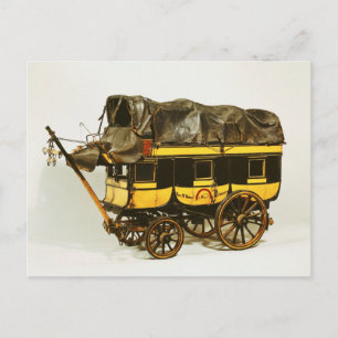 Model of a forty seat omnibus postcard