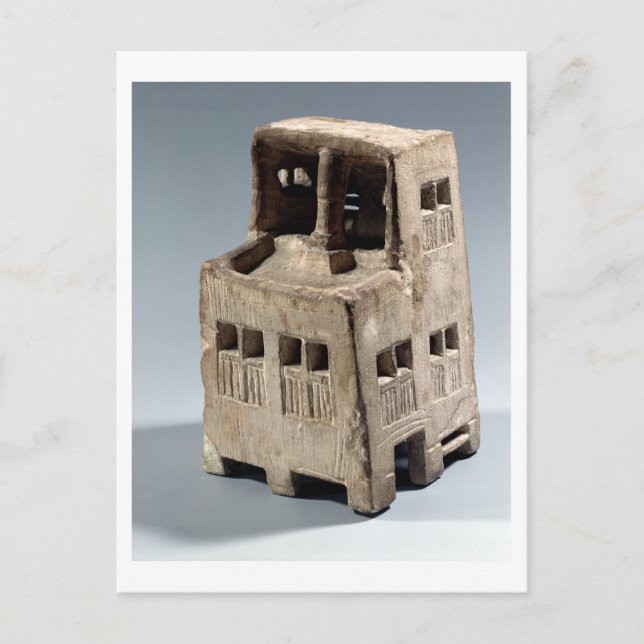 Model of a house (limestone) postcard (Front)