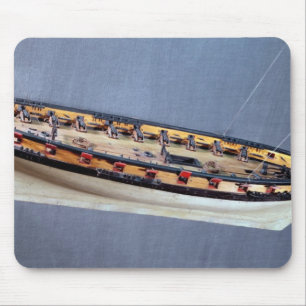 Model of a pirate ship, c.1810 mouse pad