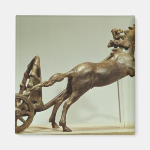 Model of a two horse chariot magnet