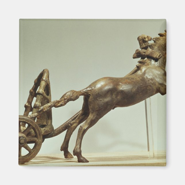 Model of a two horse chariot magnet (Front)