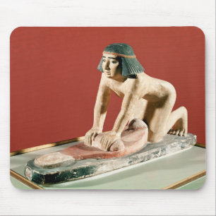 Model of a woman grinding grain, Old Kingdom Mouse Pad
