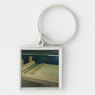 Model of Caesar's defences at Alesia Key Ring