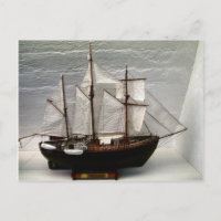 Model of Fram, the ship used by Nansen