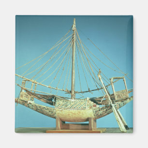 Model of one of the pharaoh's boats magnet