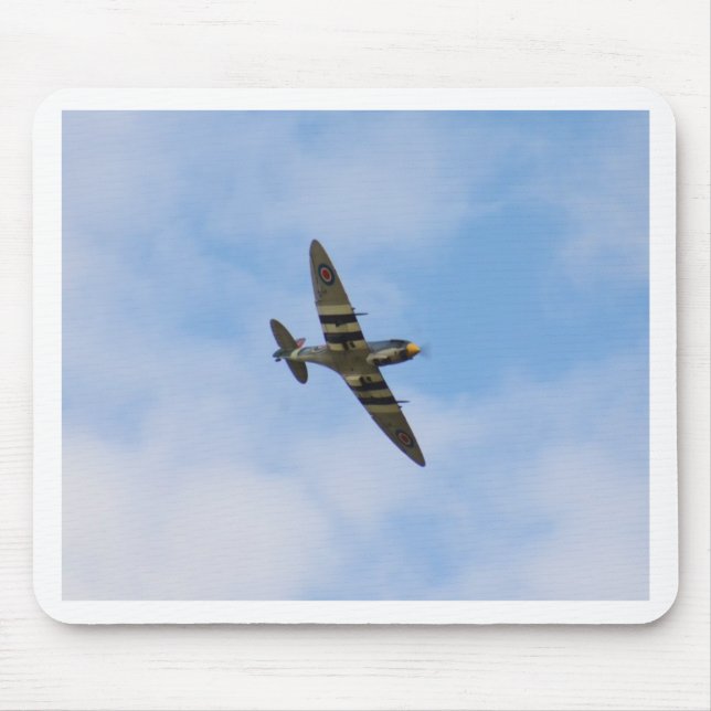 Model of Spitfire MK IX MK923 Mouse Pad (Front)