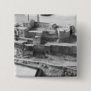 Model of The Krak des Chevaliers, model 15 Cm Square Badge