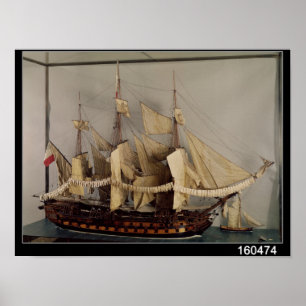 Model of the ship 'L'Achille' Poster