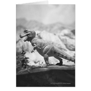 Model of tyrannosaurus rex B&W