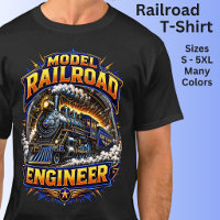 Model Railroad Engineer Steam Train