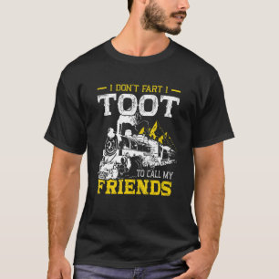 Model Railroad Layout Apparel Railway Locomotive T T-Shirt