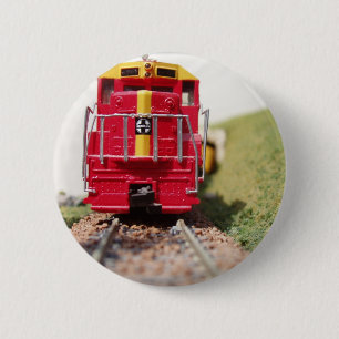 Model Railroading 6 Cm Round Badge