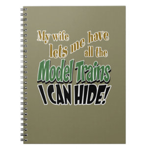 Model Railroads Spiral Notebook
