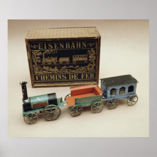 Model railway, c.1870 poster