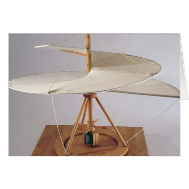 Model reconstruction of da Vinci's design (Front Horizontal)