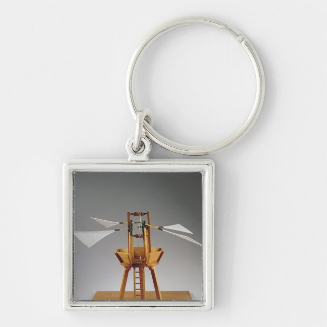 Model reconstruction of da Vinci's design Key Ring (Front)