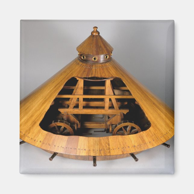 Model reconstruction of da Vinci's design Magnet (Front)