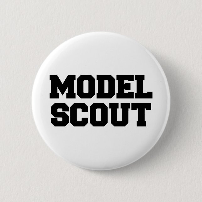 MODEL SCOUT 6 CM ROUND BADGE (Front)