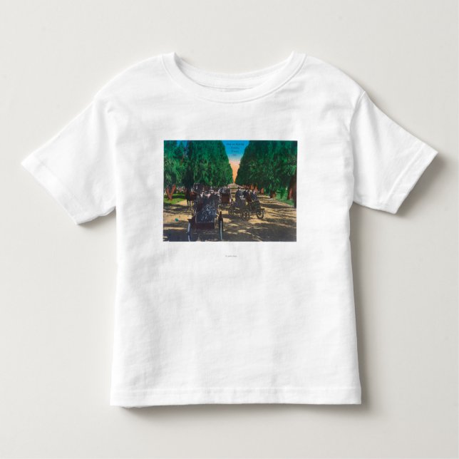 Model-T Fords on Kearney AvenueFresno, CA Toddler T-Shirt (Front)