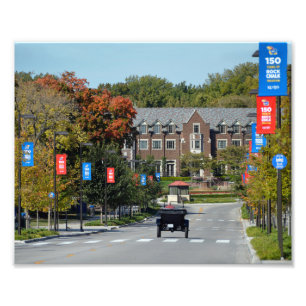 Model T on Jayhawk Boulevard Photo Print