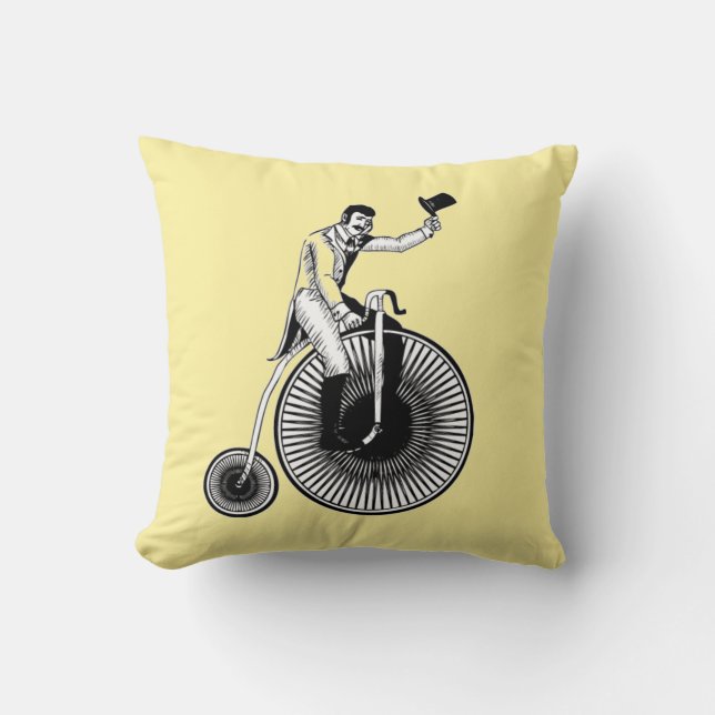 Model T Penny Farthing Classic Cushion (Front)