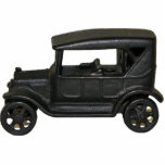 Model T Sculpture Standing Photo Sculpture<br><div class="desc">Acrylic photo sculpture of an image of a vintage cast-iron Model T auto. This is a great Roaring 20s party décor piece to use anywhere, even in a centerpiece! See matching acrylic photo sculpture keychain, magnet and ornament. See the entire Roaring 20s Photo Sculpture collection in the DECOR | Props...</div>