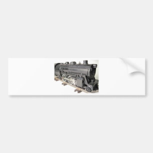 Model Train Engine Bumper Sticker