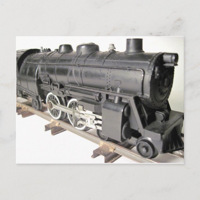 Model Train Engine Postcard (Front)
