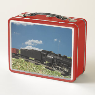 Model Train Metal Lunchbox