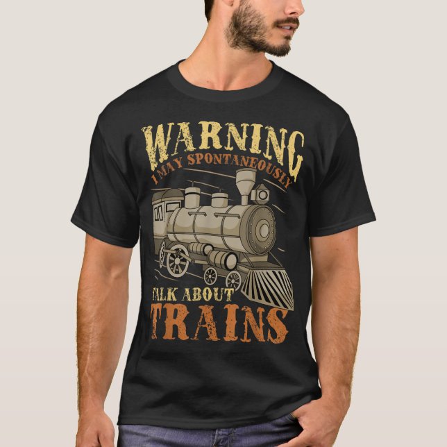 Model Trains Train Model Trainspotting T-Shirt (Front)