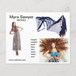 Model Zed Cards - Upload Your Photos