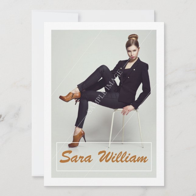 Modelling Comp Card (Front)