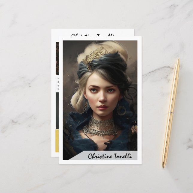 Modelling Comp Card Template (Front/Back In Situ)